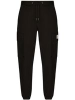 Dolce & Gabbana pantalon cargo en coton stretch - Noir - thumbnail