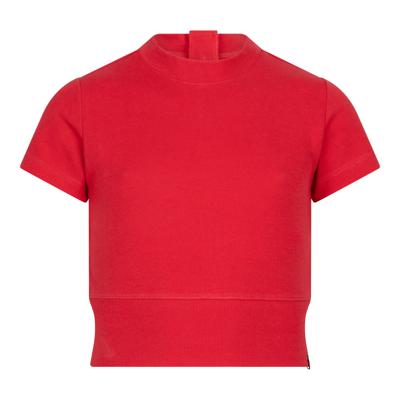 Indian Blue Jeans Meisjes t-shirt cropped - Poppy rood