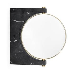 Audo Copenhagen Pepe spiegel wand Ø16 Black Marquina