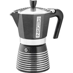 Pedrini Infinity Rock Espressomachine Zwart/zilver Capaciteit koppen: 6