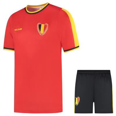 Belgie Voetbaltenue Thuis - Eigen Naam - 2026-2028 - Kind en Volwassenen