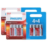 Batterijen Philips - 16x stuks - AA/Penlites - Alkaline