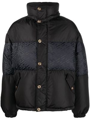 Versace doudoune La Greca - Noir