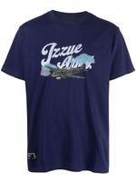 izzue t-shirt en coton à imprimé graphique - Bleu - thumbnail