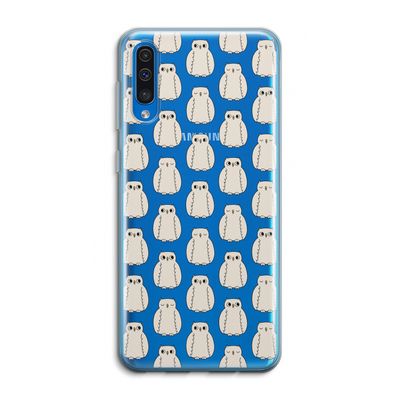 Uilen: Samsung Galaxy A50 Transparant Hoesje