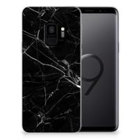 Samsung Galaxy S9 | TPU | Siliconen hoesje | Marmer Zwart - Origineel Cadeau Vader