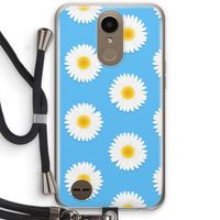 Margrietjes: LG K10 (2017) Transparant Hoesje met koord