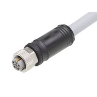 Molex 1205000204 Sensor/actuator connector, geassembleerd M12 Aantal polen (sensoren): 5 Bus, recht 10 m 1 stuk(s) Bag - thumbnail