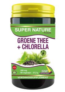 SNP Groene thee chlorella 500 mg puur