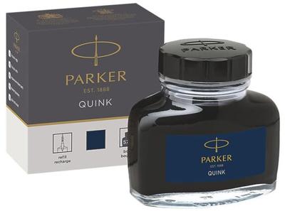 Vulpeninkt Parker Quink blauw/zwart permanent 57ml