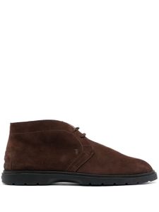 Tod's desert boots en daim - Marron