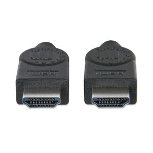 Manhattan 353274 HDMI-kabel HDMI Aansluitkabel HDMI-A-stekker, HDMI-A-stekker 7.50 m Zwart 4K UHD