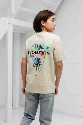 Ballin Amsterdam Natural Flow T-shirt Kids Sand - Maat 140 - Kleur: Sand | Soccerfanshop