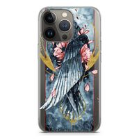 Golden Raven: iPhone 13 Pro Transparant Hoesje