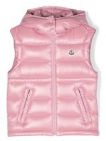 Moncler Enfant gilet matelassé Ania - Rose - thumbnail