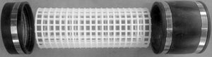 Rasterbuis 100 mm t.b.v. bewegend bed - alleen rasterbuis