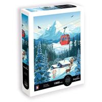 Puzzel - SENTOSPHERE - Calypto - 1000 stukjes - Besneeuwd landschap - Zijdezachte afwerking - Geschikt voor kinderen vanaf 9 jaar