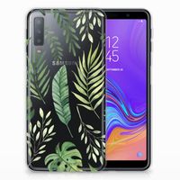 Samsung Galaxy A7 (2018) TPU Case Leaves - thumbnail