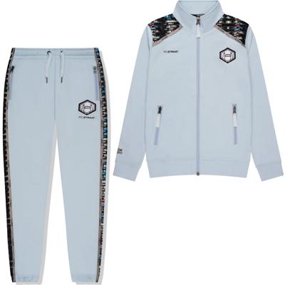 Touzani Damascus Alpine Trainingspak Full-Zip Kids Lichtblauw Zwart