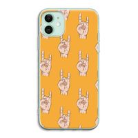Rock: iPhone 11 Transparant Hoesje Rock: iPhone 11 Transparant Hoesje