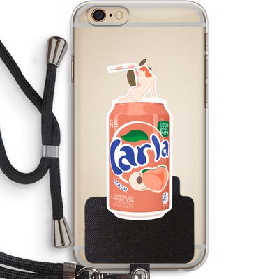 S(peach)less: iPhone 6 PLUS / 6S PLUS Transparant Hoesje met koord