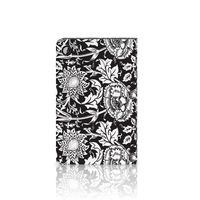 Samsung Galaxy Tab A8 2021/2022 Tablet Cover Black Flowers