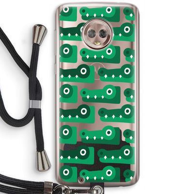 Crocs: Motorola Moto G6 Transparant Hoesje met koord