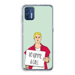 Gimme a call: Motorola Moto G9 Plus Transparant Hoesje
