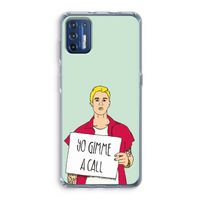 Gimme a call: Motorola Moto G9 Plus Transparant Hoesje