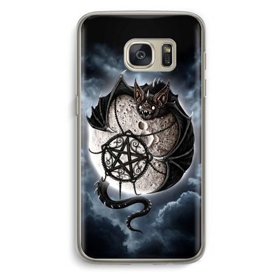 Volle maan: Samsung Galaxy S7 Transparant Hoesje