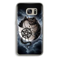 Volle maan: Samsung Galaxy S7 Transparant Hoesje