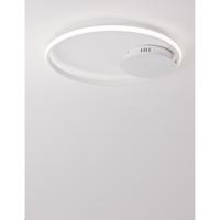 Lyora Ronde plafondlampFuline wit Ø 50cm - 9348072