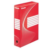 Archiefdoos Esselte Boxycolor 80mm 352x250mm rood | 25 stuks
