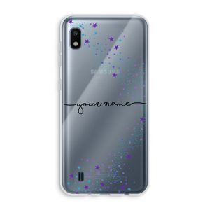 Sterren: Samsung Galaxy A10 Transparant Hoesje