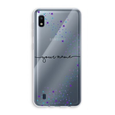 Sterren: Samsung Galaxy A10 Transparant Hoesje