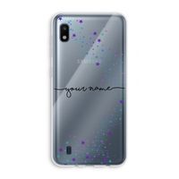 Sterren: Samsung Galaxy A10 Transparant Hoesje