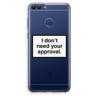 Don't need approval: Huawei P Smart (2018) Transparant Hoesje