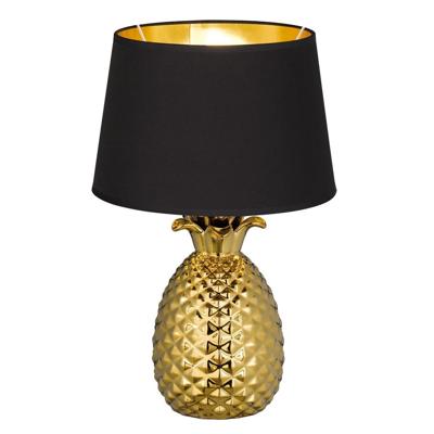 Trio TafellampPineapple 43cm goud met zwart - R50431079