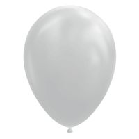 Globos Ballonnen cool grijs, 30cm, 10st. - thumbnail