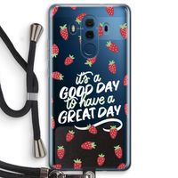Don't forget to have a great day: Huawei Mate 10 Pro Transparant Hoesje met koord
