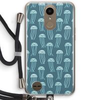 Kwallie: LG K10 (2017) Transparant Hoesje met koord