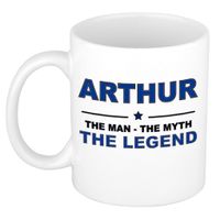 Arthur The man, The myth the legend cadeau koffie mok / thee beker 300 ml - thumbnail