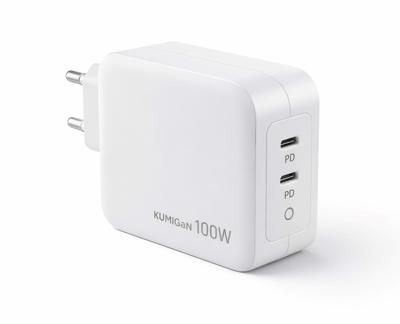 Kumi USB-C oplader 100W - P100