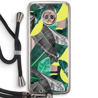 Fantasie jungle: Motorola Moto G6 Transparant Hoesje met koord