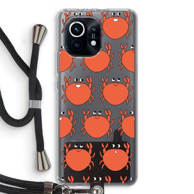 Krab: Xiaomi Mi 11 Transparant Hoesje met koord