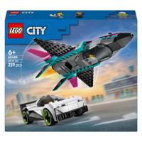 LEGO city great vehicles 60489 straalvliegtuig vs. sportauto