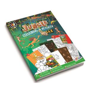 Grafix Kleur- En Activiteitenboek Jungle A4 64 Pagina&apos;s