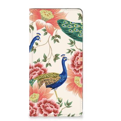 Smartphone hoesje voor Motorola Moto G72 Pink Peacock