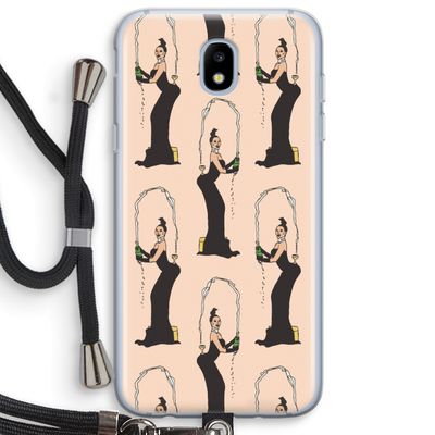 Pop Some Kim: Samsung Galaxy J5 (2017) Transparant Hoesje met koord