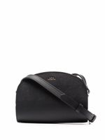 A.P.C. sac porté épaule Demi-Lune en cuir - Noir